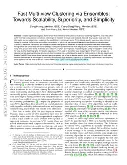 Fast Multi-view Clustering via Ensembles: Towards Scalability,
  Superiority, and Simplicity