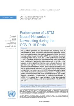 Performance of long short-term memory artificial neural networks in
  nowcasting during the COVID-19 crisis