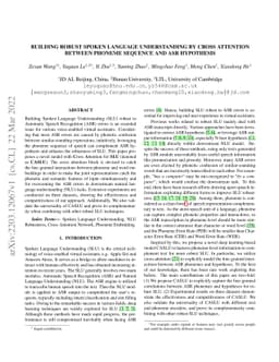 Building Robust Spoken Language Understanding by Cross Attention between
  Phoneme Sequence and ASR Hypothesis