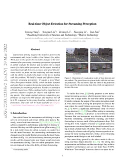 Real-time Object Detection for Streaming Perception