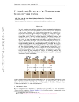 Vision-Based Manipulators Need to Also See from Their Hands