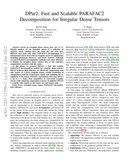DPar2: Fast and Scalable PARAFAC2 Decomposition for Irregular Dense
  Tensors