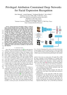 Privileged Attribution Constrained Deep Networks for Facial Expression
  Recognition
