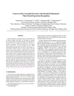 Coarse-to-Fine Cascaded Networks with Smooth Predicting for Video Facial
  Expression Recognition