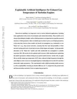 Explainable Artificial Intelligence for Exhaust Gas Temperature of
  Turbofan Engines
