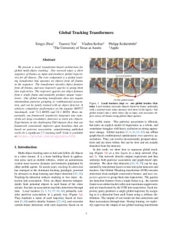 Global Tracking Transformers