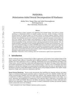 PANDORA: Polarization-Aided Neural Decomposition Of Radiance