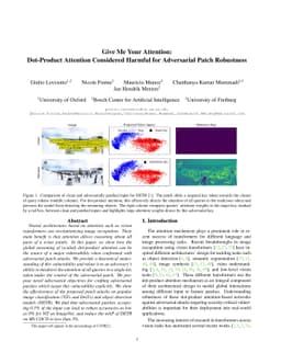 Give Me Your Attention: Dot-Product Attention Considered Harmful for
  Adversarial Patch Robustness