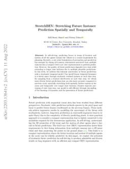 StretchBEV: Stretching Future Instance Prediction Spatially and
  Temporally