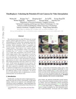 TimeReplayer: Unlocking the Potential of Event Cameras for Video
  Interpolation