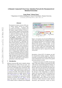 A Densely Connected Criss-Cross Attention Network for Document-level
  Relation Extraction