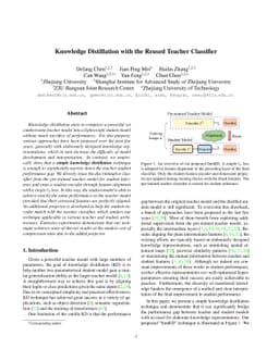 Knowledge Distillation with the Reused Teacher Classifier