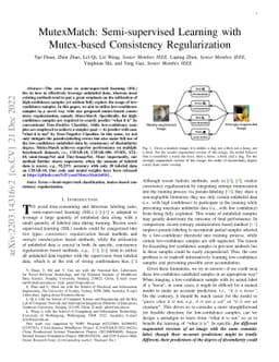 MutexMatch: Semi-Supervised Learning with Mutex-Based Consistency
  Regularization