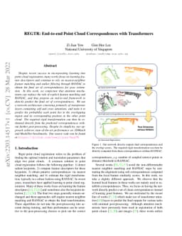 REGTR: End-to-end Point Cloud Correspondences with Transformers