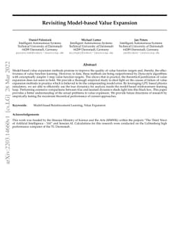 Revisiting Model-based Value Expansion