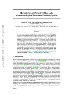 HetuMoE: An Efficient Trillion-scale Mixture-of-Expert Distributed
  Training System