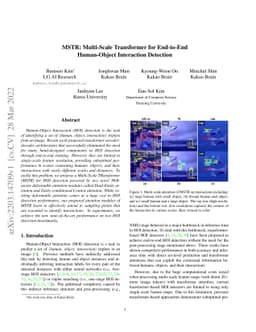 MSTR: Multi-Scale Transformer for End-to-End Human-Object Interaction
  Detection