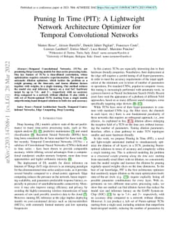 Pruning In Time (PIT): A Lightweight Network Architecture Optimizer for
  Temporal Convolutional Networks