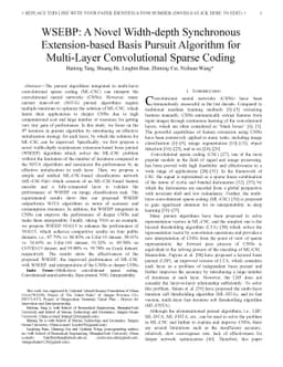 WSEBP: A Novel Width-depth Synchronous Extension-based Basis Pursuit
  Algorithm for Multi-Layer Convolutional Sparse Coding