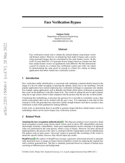 Face Verification Bypass