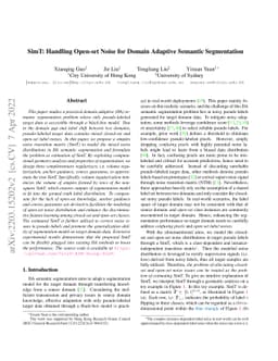 SimT: Handling Open-set Noise for Domain Adaptive Semantic Segmentation