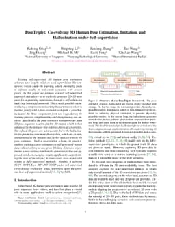 PoseTriplet: Co-evolving 3D Human Pose Estimation, Imitation, and
  Hallucination under Self-supervision