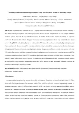 Consistency regularization-based Deep Polynomial Chaos Neural Network
  Method for Reliability Analysis