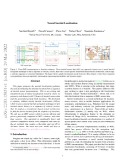 Neural Inertial Localization