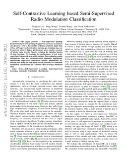 Self-Contrastive Learning based Semi-Supervised Radio Modulation
  Classification