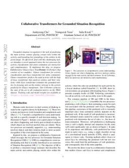 Collaborative Transformers for Grounded Situation Recognition