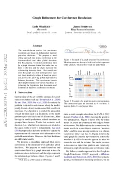 Graph Refinement for Coreference Resolution