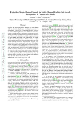 Exploiting Single-Channel Speech for Multi-Channel End-to-End Speech
  Recognition: A Comparative Study