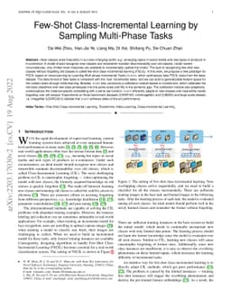 Few-Shot Class-Incremental Learning by Sampling Multi-Phase Tasks