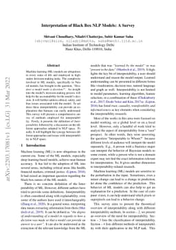 Interpretation of Black Box NLP Models: A Survey