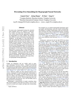 Preventing Over-Smoothing for Hypergraph Neural Networks