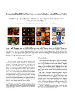 Generating High Fidelity Data from Low-density Regions using Diffusion
  Models