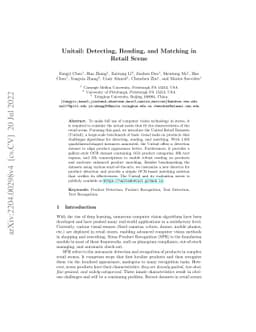 Unitail: Detecting, Reading, and Matching in Retail Scene