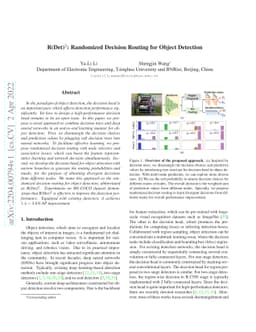 R(Det)^2: Randomized Decision Routing for Object Detection