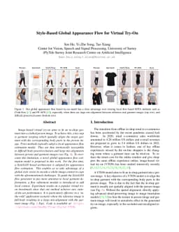 Style-Based Global Appearance Flow for Virtual Try-On