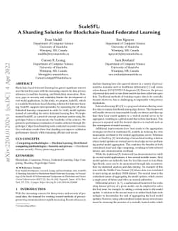ScaleSFL: A Sharding Solution for Blockchain-Based Federated Learning