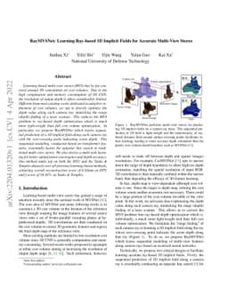 RayMVSNet: Learning Ray-based 1D Implicit Fields for Accurate Multi-View
  Stereo