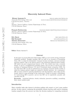 Discretely Indexed Flows