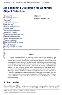 Re-examining Distillation For Continual Object Detection
