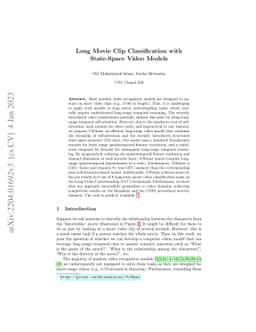 Long Movie Clip Classification with State-Space Video Models