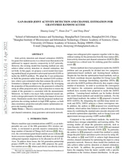 Gan-Based Joint Activity Detection and Channel Estimation For Grant-free
  Random Access