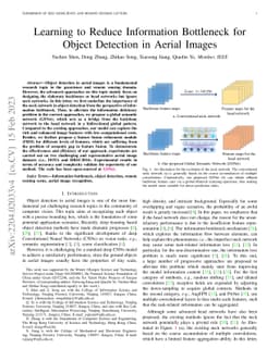 Learning to Reduce Information Bottleneck for Object Detection in Aerial
  Images