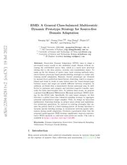 BMD: A General Class-balanced Multicentric Dynamic Prototype Strategy
  for Source-free Domain Adaptation