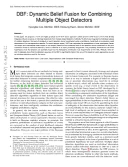 DBF: Dynamic Belief Fusion for Combining Multiple Object Detectors