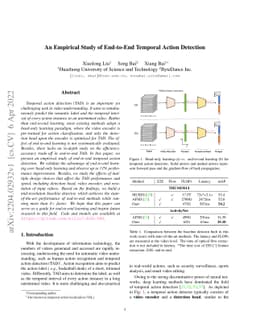 An Empirical Study of End-to-End Temporal Action Detection