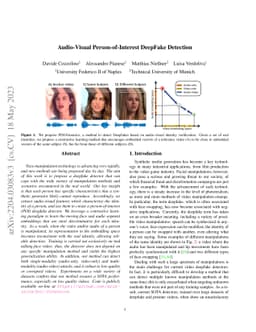 Audio-Visual Person-of-Interest DeepFake Detection